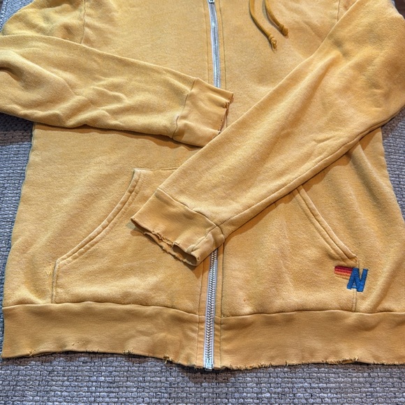 RARE Aviator Nation California is For Lovers Full Zip‎ Hoodie Small - DISTRESSED - Picture 7 of 9